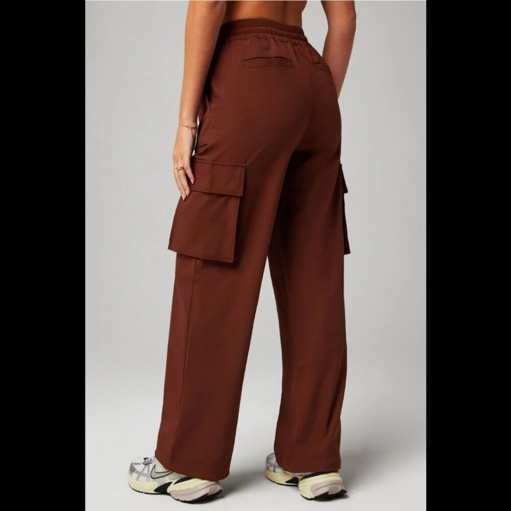 Fabletics Heights Cargo Pant Color Color: Sepia (Brown)  Size M - Picture 2 of 10